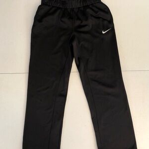 Nike Dri Fit Kids Black Athletic Pants Size L